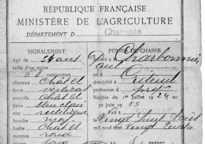 14 18 Pierre Charbonnier Permis Chasse 005